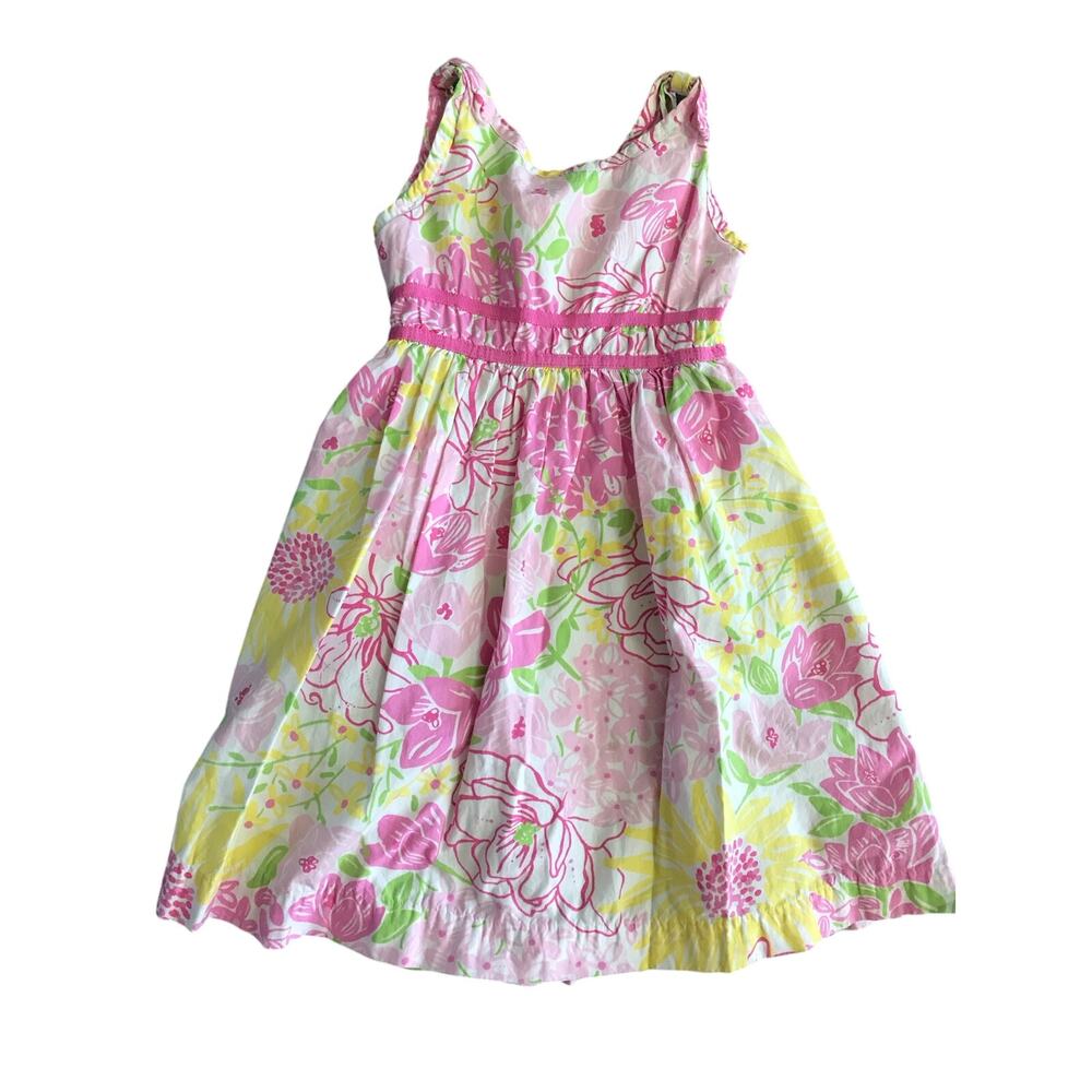 Lilly Pulitzer Vintage Floral Tank Dress Size 5
